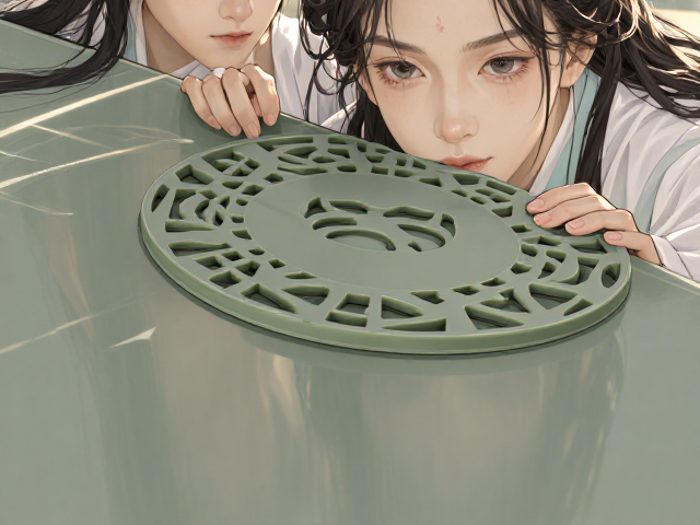 镂空雕花摆件防滑硅胶底座，稳固防倒工艺装饰