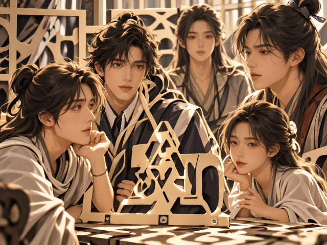 镂空工艺摆件用背板压条固定,精选可回收材料更环保
