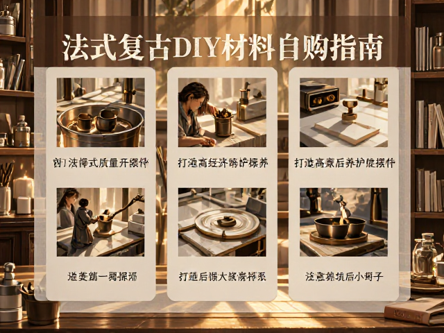 法式复古DIY材料自购指南,打造高质感经济型家用摆件