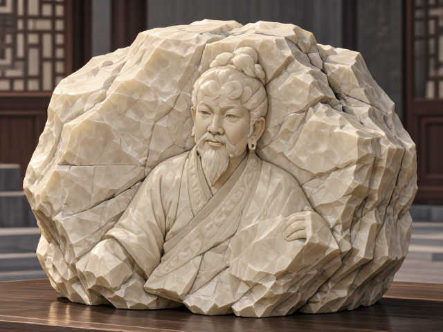 天然石材中式古典摆件,经济型家用风水好物推荐