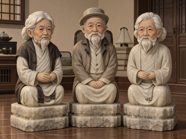 天然石材摆件,60岁以上老人健康养生与怀旧家居首选