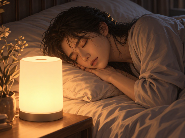 卧室暖光助眠灯推荐,白色RGB全彩变化,营造舒适睡眠氛围