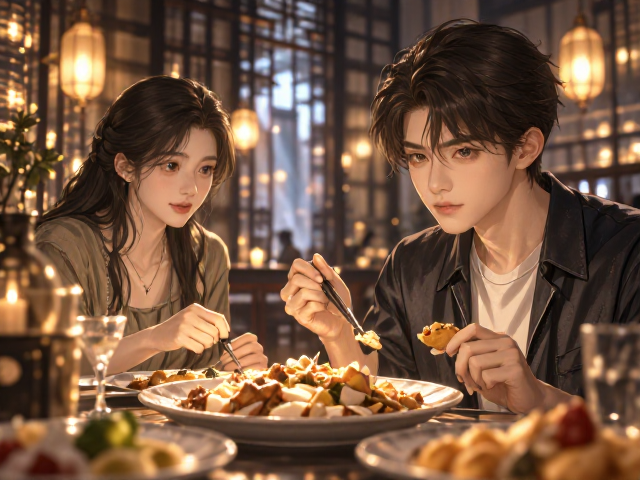 餐厅灯光怎么选?暖白与冷白混合搭配,打造高食欲氛围