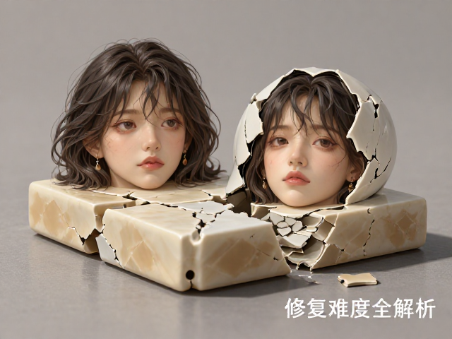 迷你桌面摆件破损怎么修?浅层装饰(5-15cm)修复难度全解析