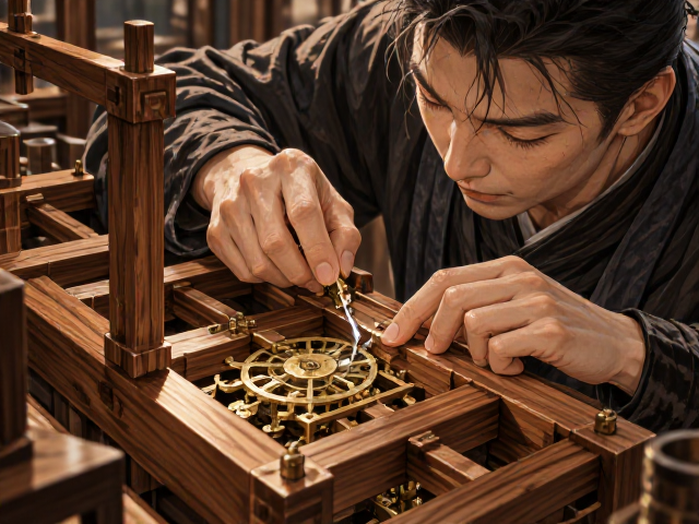 实木钟表榫卯结构专业修复,古法技艺焕新传承