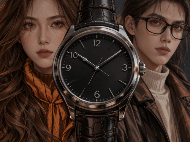 秋冬深沉浓郁色卡比对，黑色钟表高级感配色灵感