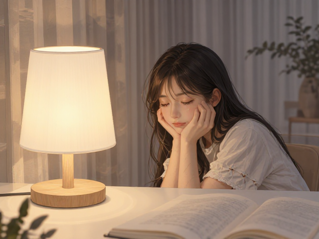 白色,原木风双色温台灯,打造温馨治愈书桌,护眼不刺眼