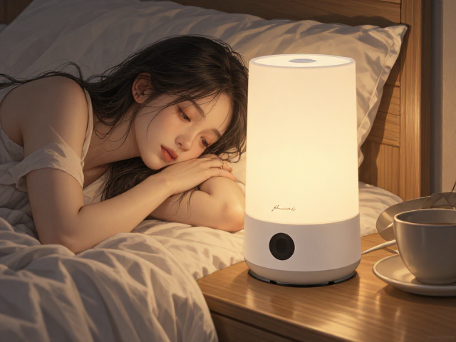卧室暖光助眠灯怎么选?白色简约款,定时场景切换攻略