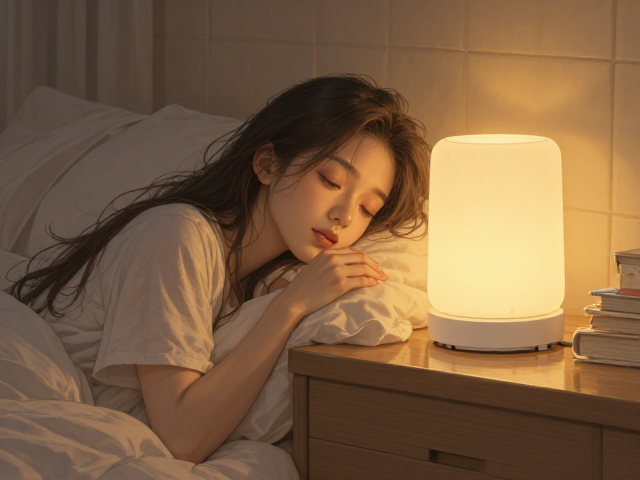 卧室暖光助眠灯怎么选?白色简约款,定时场景切换攻略