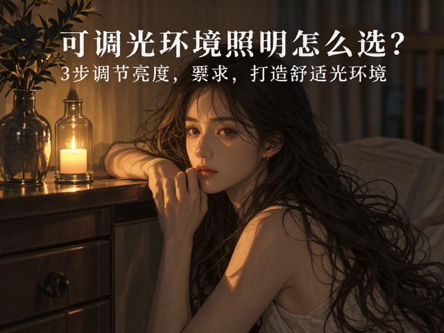 可调光环境照明怎么选？3步调节亮度，打造舒适光环境