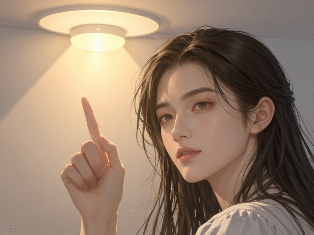 智能手势控制调光灯,极简辅助照明新体验