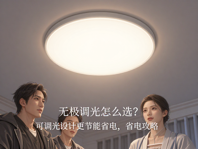 无极调光灯具怎么选?可调光设计更节能省电,省电攻略