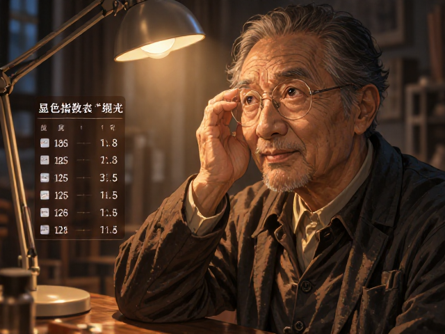 老人护眼调光台灯怎么选？色温K值对照表，呵护家人视力