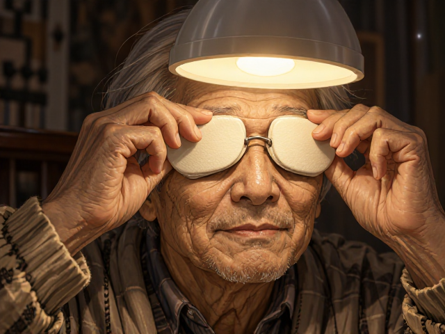 老人护眼可调光氛围灯,温馨照明助眠好帮手