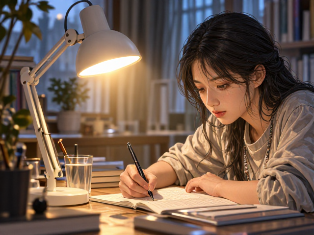 APP智控可调光台灯,4000K-4500K自然光,专注学习更护眼