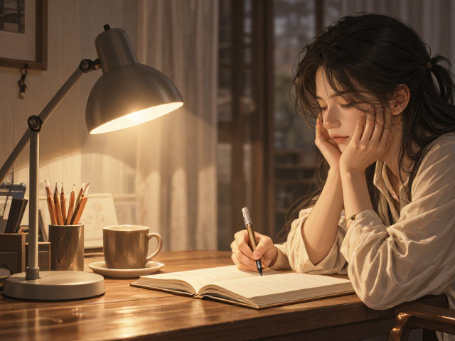 4000K-4500K自然光护眼台灯,亮度无极调光,可调光更舒适