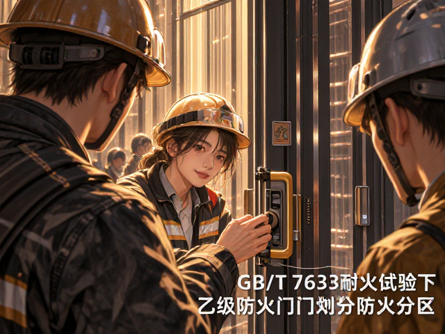 GB/T 7633耐火试验下乙级防火门如何划分防火分区？