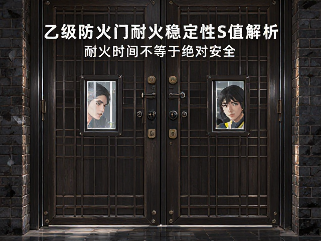 乙级防火门耐火稳定性S值解析,耐火时间不等于绝对安全