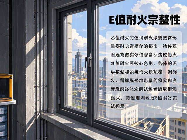 乙级防火窗E值耐火完整性与五金配件配置详解