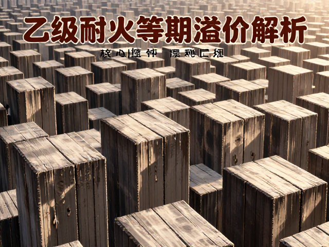 乙级耐火等级溢价解析，反映建筑构件防火安全性能的核心逻辑