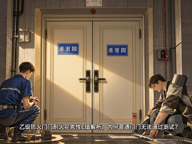 乙级防火门耐火完整性E值解析，为何普通门无法通过测试？