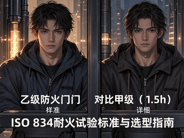乙级防火门对比甲级(1.5h)，详解ISO 834耐火试验标准与选型指南
