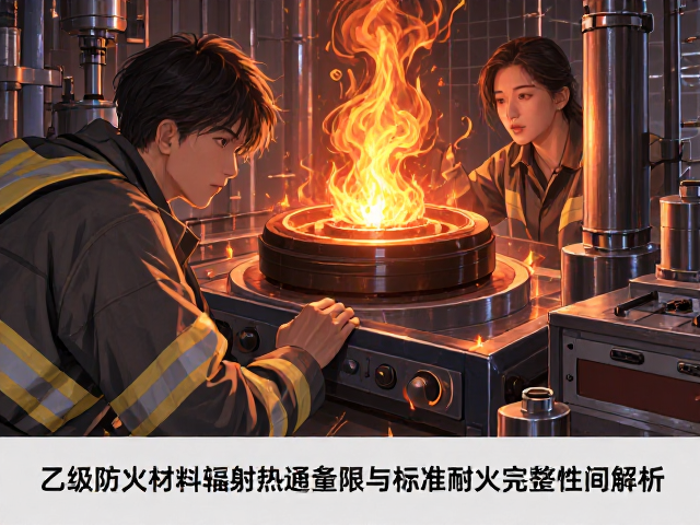乙级防火材料辐射热通量限制与标准耐火完整性时间解析