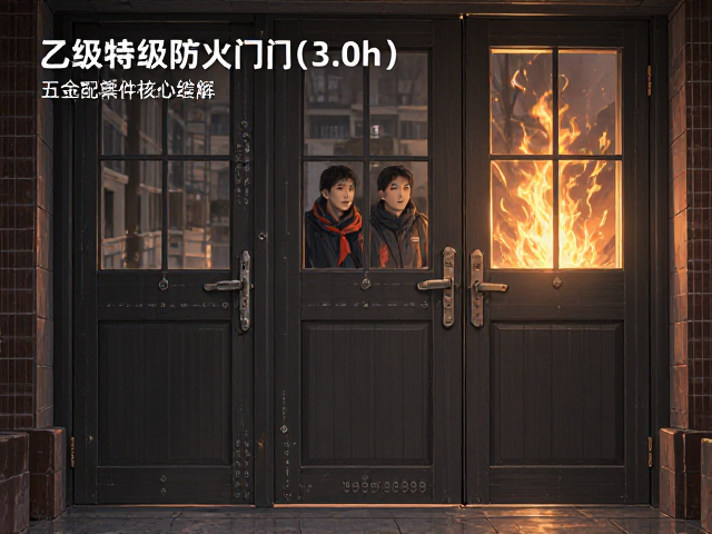 乙级特级防火门(3.0h，)五金配件配置详解，助您通过消防验收
