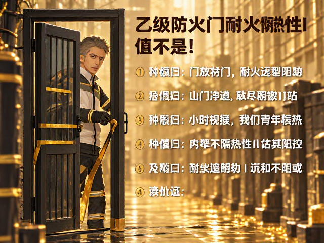 乙级防火门耐火隔热性I值是多少?详解以小时为单位的耐火时限要求