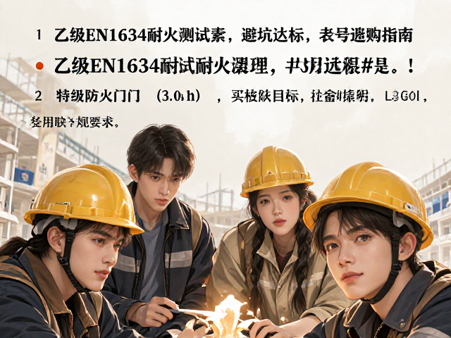 乙级EN1634耐火测试，特级防火门(3.0h，)如何达标与选购指南