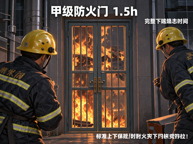 甲级防火门(1.5h),标准火灾下保持完整与隔热的时间解析