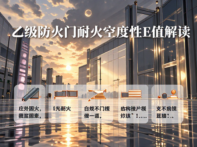 乙级防火门耐火完整性E值解读，反映建筑构件防火安全性能的关键指标