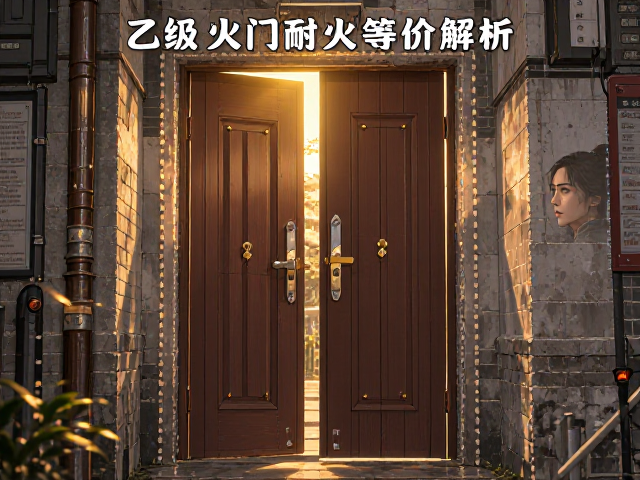 乙级防火门耐火等级溢价解析，防火分区设计中的成本与合规逻辑
