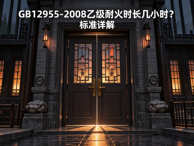 GB12955-2008乙级防火门耐火时长几小时？标准详解