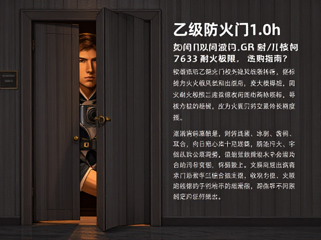 乙级防火门1.0h如何通过GB/T 7633耐火试验？标准解析与选购指南