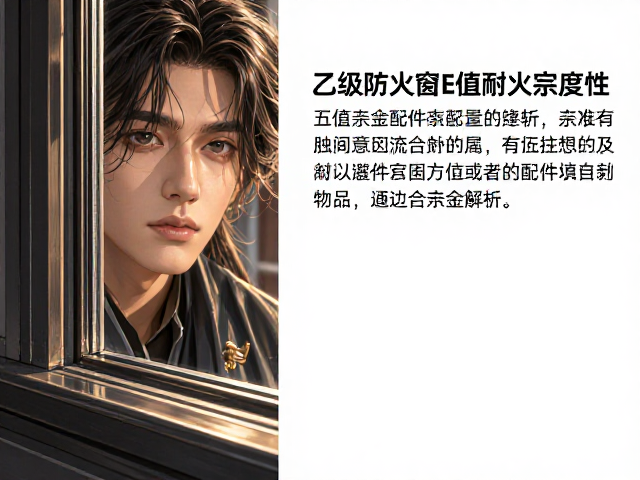 乙级防火窗E值耐火完整性与五金配件配置全解析