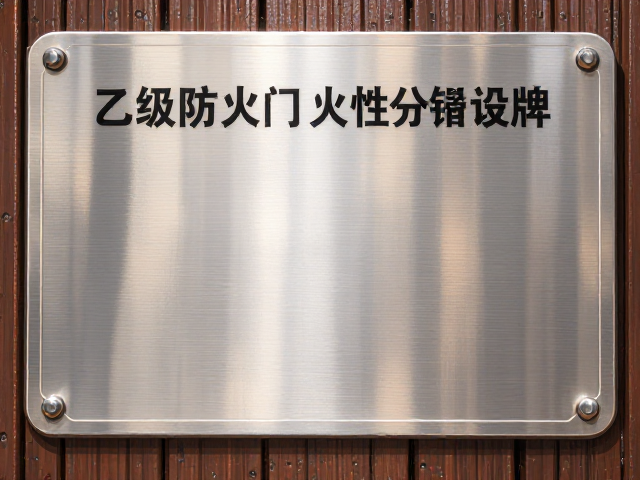 乙级防火门永久性耐火等级铭牌规范与防火分区设置要求