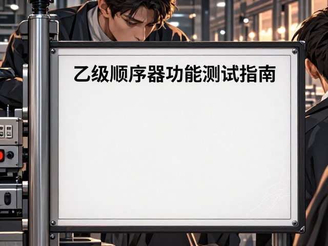 乙级顺序器功能测试指南，生产日期与执行标准详解