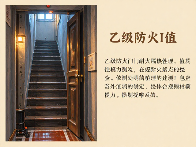 消防楼梯间前室乙级防火门耐火隔热性I值要求解析