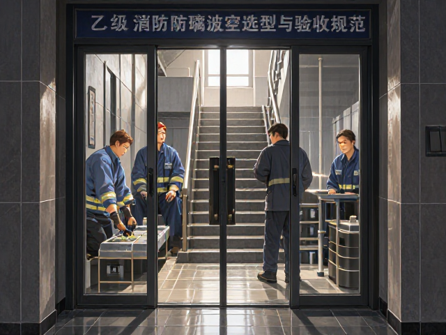 乙级消防楼梯间前室玻璃防火门，复合防火玻璃选型与验收规范