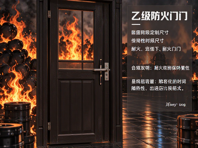 乙级防火门定制尺寸，标准火灾下保持完整性与隔热性时间解析