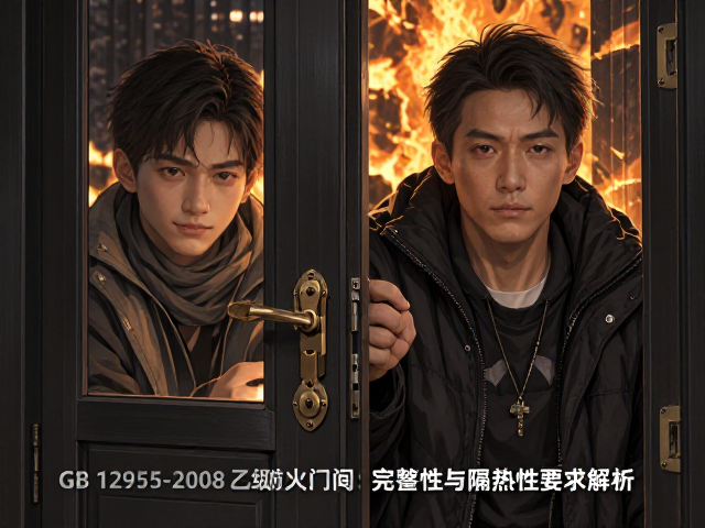 GB 12955-2008乙级防火门耐火时间，完整性与隔热性要求解析