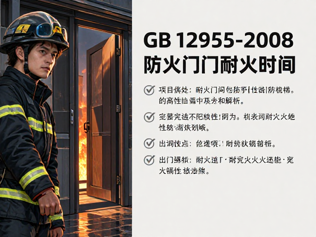 GB 12955-2008乙级防火门耐火时间，完整性与隔热性要求解析