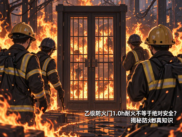 乙级防火门1.0h耐火不等于绝对安全?揭秘防火真知识