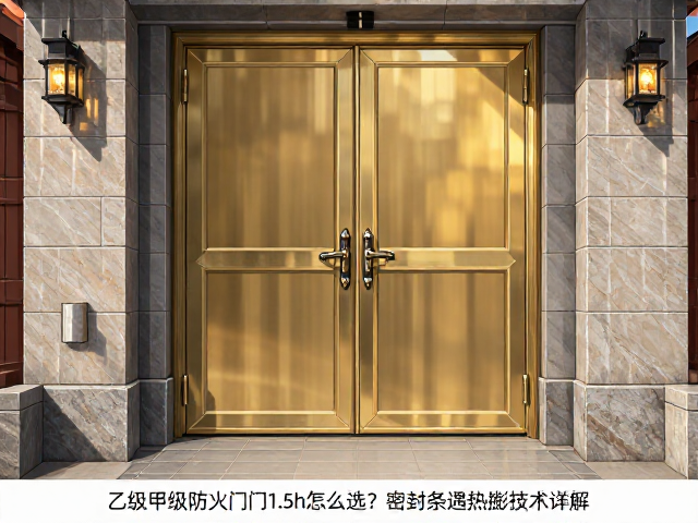 乙级甲级防火门1.5h怎么选？密封条遇热膨胀技术详解