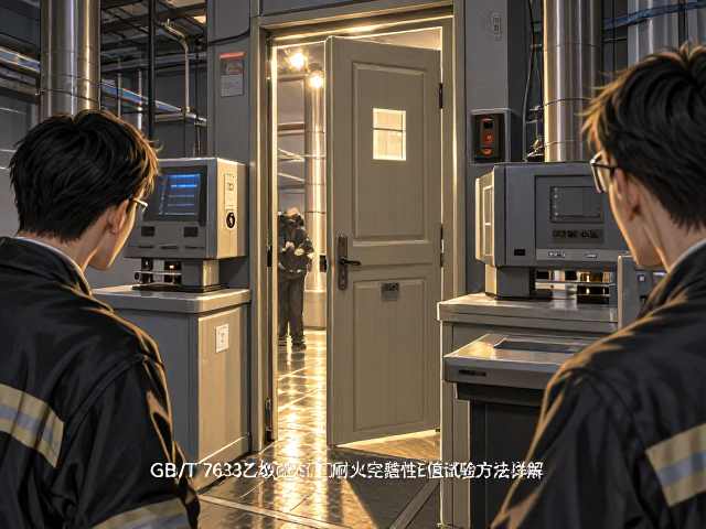 GB/T 7633乙级防火门耐火完整性E值试验方法详解