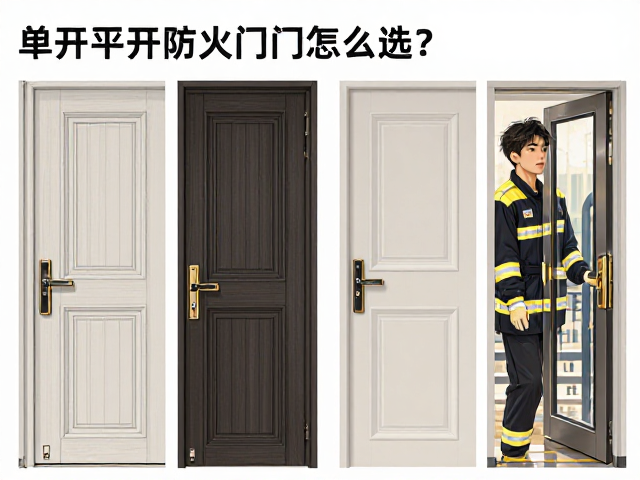 单开平开防火门怎么选?根据疏散宽度定防火等级,安全合规指南