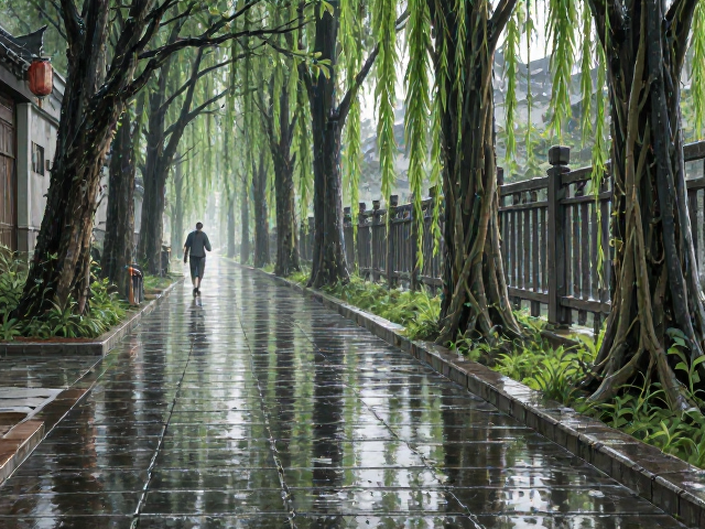 潮湿多雨地区走廊防潮指南,四季景观变换下的设计与维护