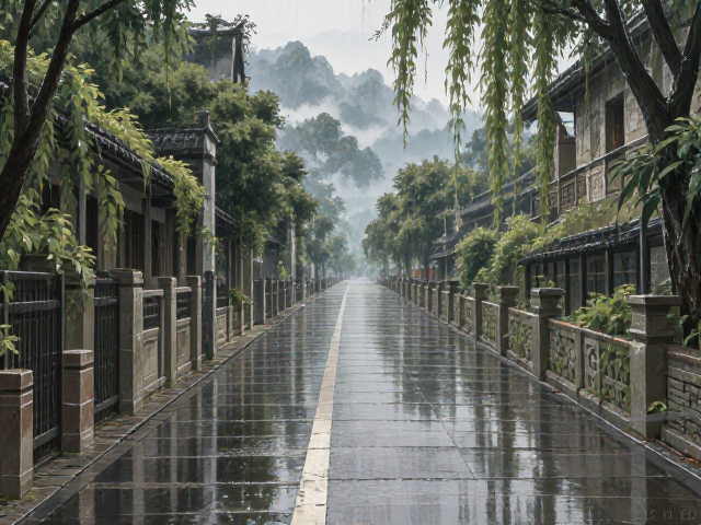 潮湿多雨地区走廊防潮指南,四季景观变换下的设计与维护