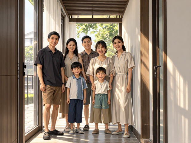 三代同堂住宅改造,走廊通道夏季通风遮阳优化指南